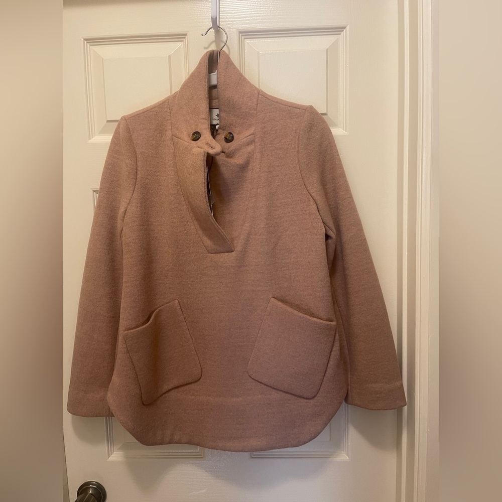 Tuckernuck Camel wool blend pull over.